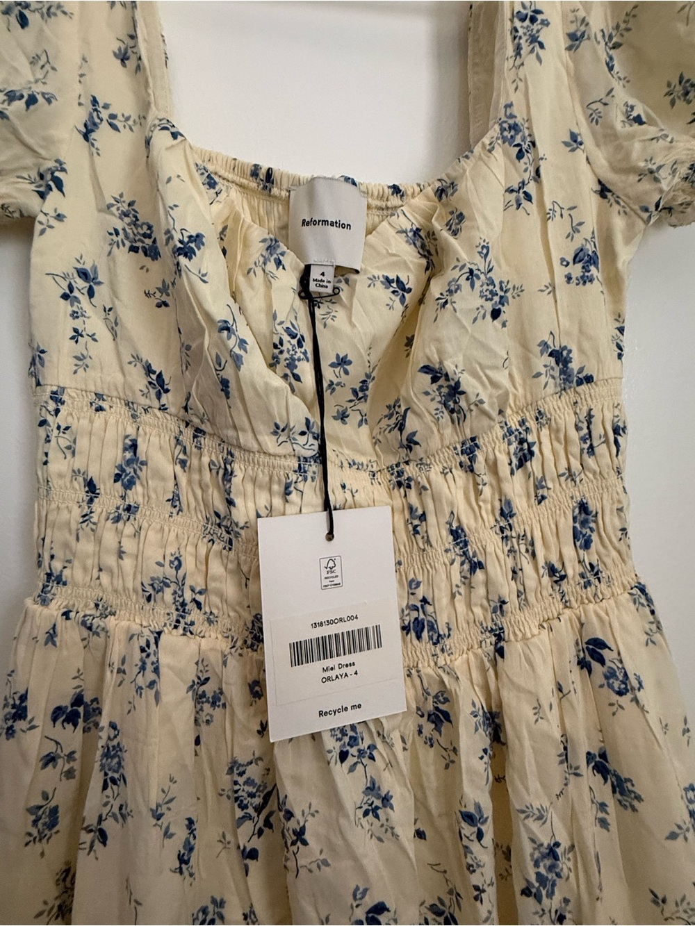 Reformation Miel Dress in Orlaya Size 4